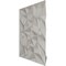 Ekena Millwork 19 5/8in. W x 19 5/8in. H Leto EnduraWall Decorative 3D Wall Panel Covers 2.67 Sq. Ft. WP20X20LTBCR - alternate 5